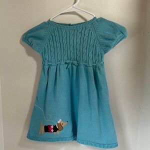 Gymboree blue dachshund dress size 2t